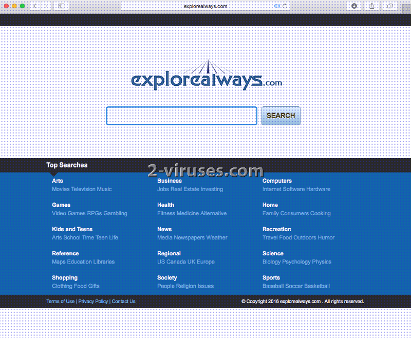 Explorealways.com virus
