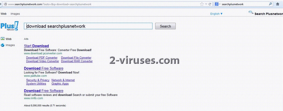 SearchPlusNetwork Virus