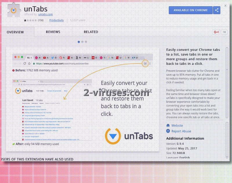 unTabs ads