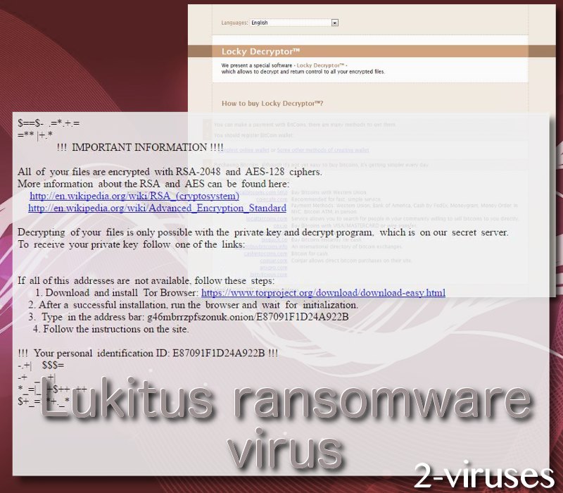 Lukitus ransomware virus